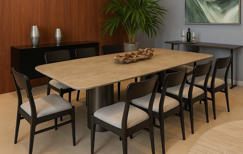 mesas de jantar de luxo