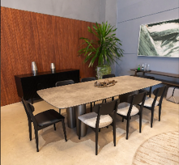 Projetando uma sala de jantar em alto padrão